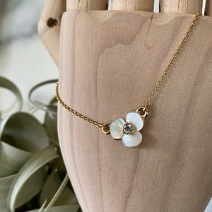 Kate Spade - Mother-of-Pearl Flower Pendant Necklace